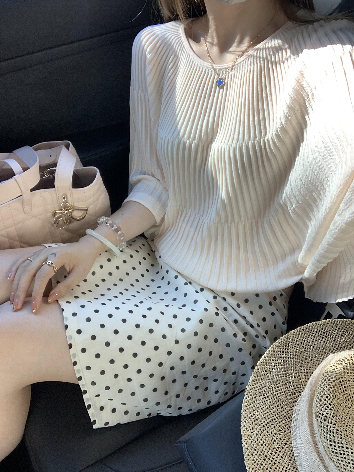 Summer Korean Style Pleated Solid Ice-Feel Top - Image 4